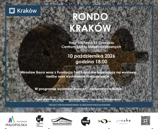 Wystawa rzeźby i performance w Krakowie, 10 października 2026, godzina 18:00.