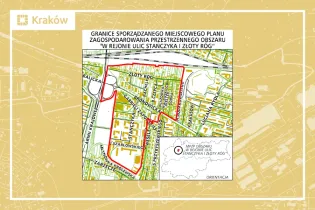Granice miejscowego planu zagospodarowania przestrzennego obszaru „W rejonie ulic Stańczyka i Złoty Róg”