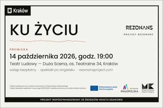 „Ku życiu” – spektakl projektu Rezonans w Teatrze Ludowym