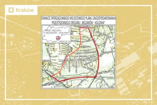 Granice miejscowego planu zagospodarowania przestrzennego obszaru „Bieżanów - Kolonia”