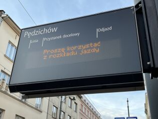 Proszę korzystać z rozkładu jazdy