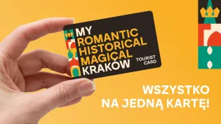 Karta turystyczna Krakowa z hasłem Wszystko na jedną kartę.