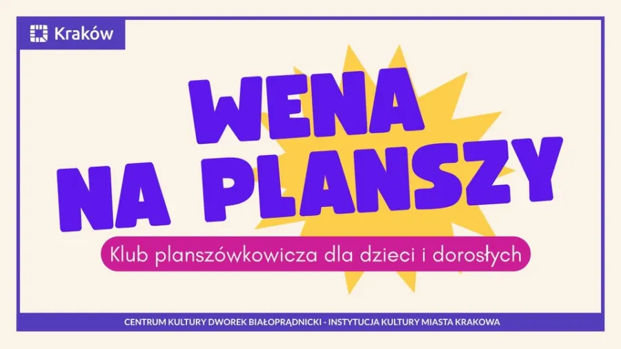 Wena na planszy, klub planszówkowy dla dzieci i dorosłych w Krakowie.