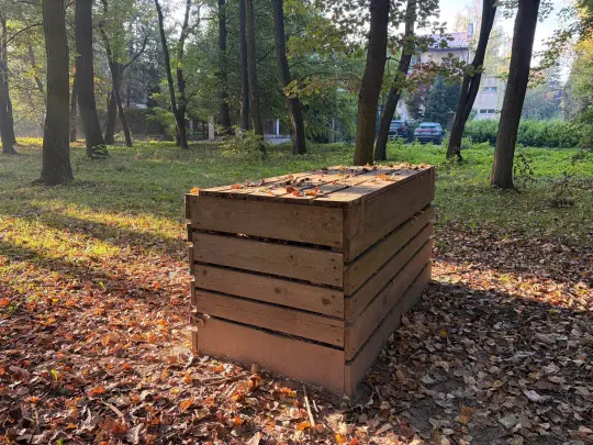 Jesienne grabienie liści