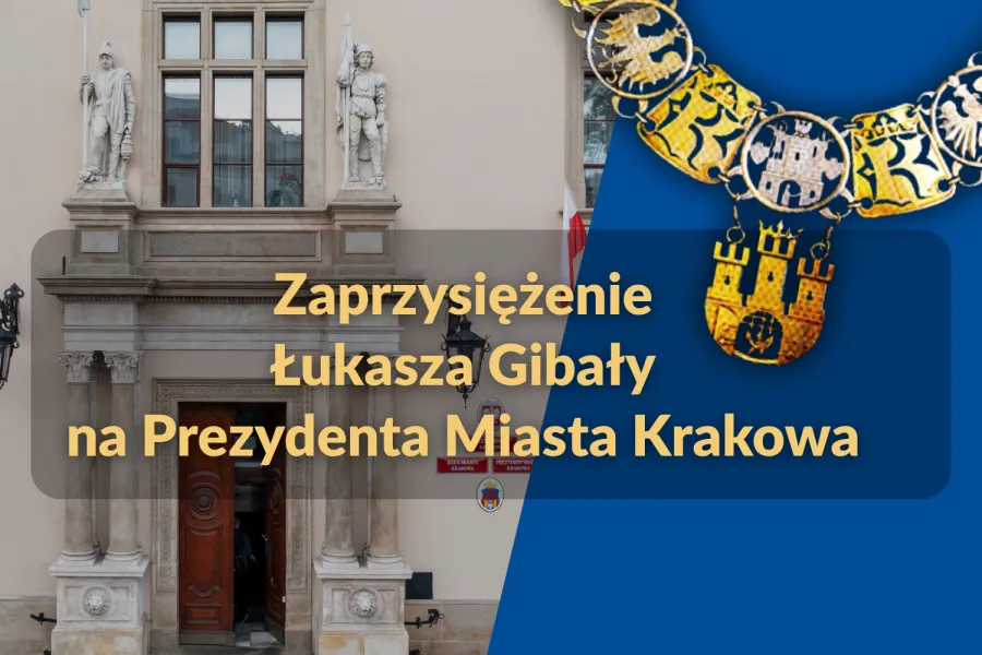 Zaproszenie Łukasza Gibały na Prezydenta Miasta Krakowa.