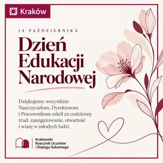 Dzień Edukacji Narodowej, podziękowania dla nauczycieli i pracowników szkół.