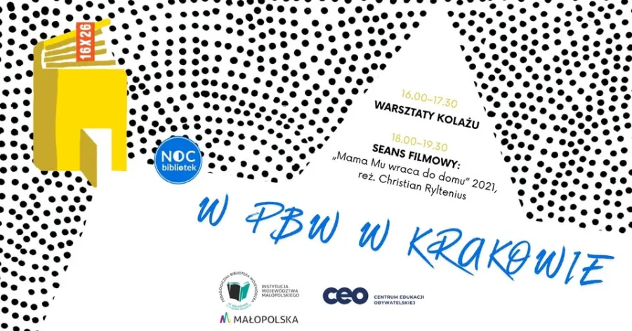 Warsztaty kolażu i seans filmowy w PBW w Krakowie, program wydarzenia.