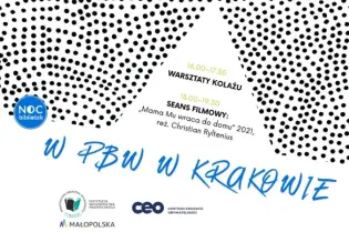 Warsztaty kolażu i seans filmowy w PBW w Krakowie, program wydarzenia.