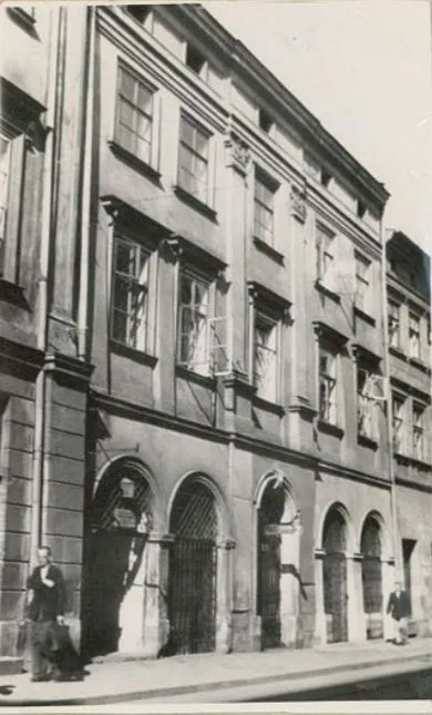 Budynek w połowie lat 60