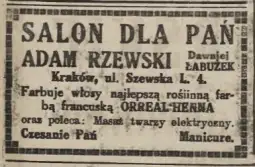 Salon dla pań Adama Rzewskiego, dawniej Łabuźek