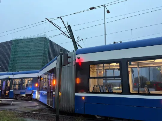 Wykolejenie tramwaju w Łagiewnikach. Utrudnienia na kilku liniach