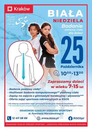 Biała Niedziela w KSOS: sprawdź postawę dziecka i poznaj ofertę zajęć