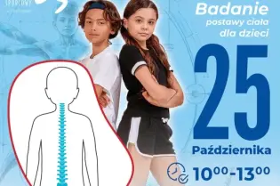Biała Niedziela w Krakowie, badania postawy ciała dla dzieci w wieku 7-15 lat. 25 października, 10:00-13: