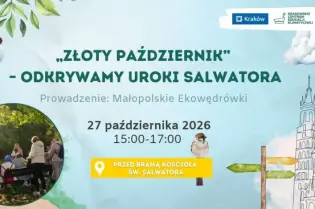 Złoty październik - wydarzenie ekologiczne w Krakowie, 27 października 2026, przed kościołem św. Salwatora.
