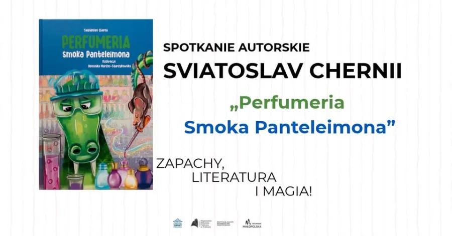 Spotkanie autorskie z Sviatoslavem Chernijem dotyczące książki "Perfumaria Smoka Panteleimona".