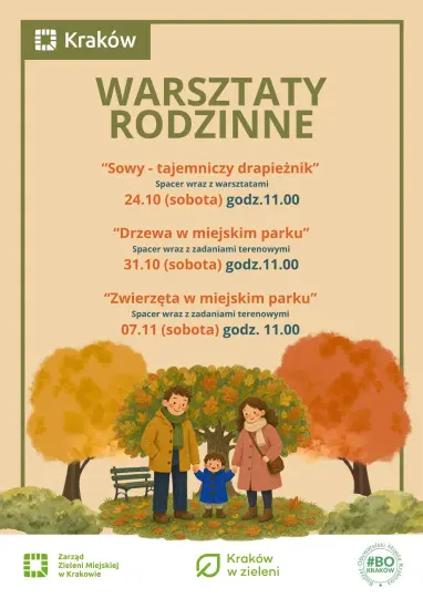 Rodzinne spotkania przyrodnicze w parku przy Forcie w Bronowicach
