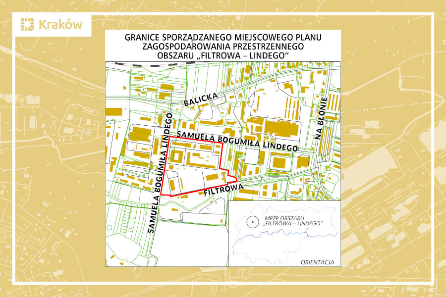 Granice miejscowego planu zagospodarowania przestrzennego obszaru „Filtrowa - Lindego”