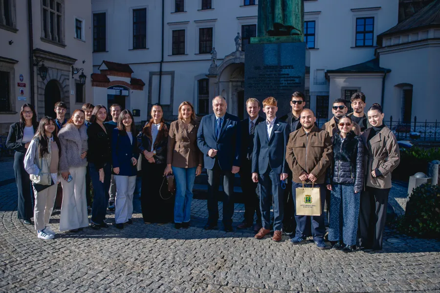 Młodzi radni z Kutaisi poznawali Kraków