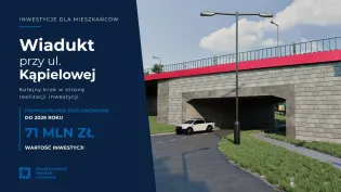 Wiadukt przy ul. Kąpielowej w Krakowie, inwestycja planowana do 2029 roku, wartość 71 mln zł.