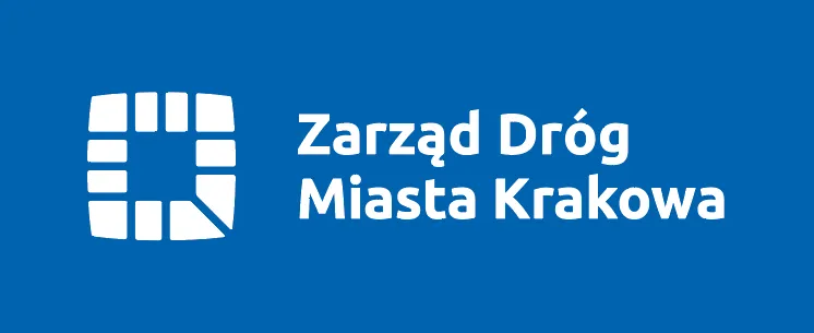 Logo Zarządu Dróg Miasta Krakowa.