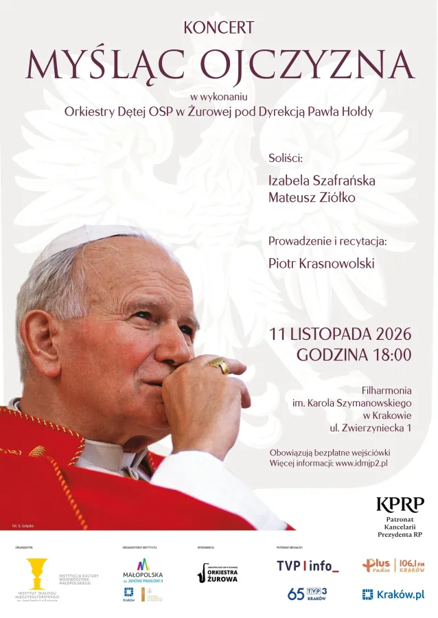 Koncert „Myśląc Ojczyzna”  plakat