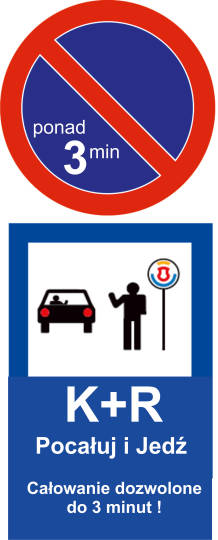 kiss and ride pocałuj i jedź