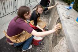 Mozaika z Mehofferem ozdobi rondo